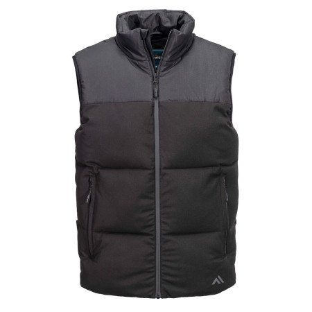 Жилет KX305BKR Portwest утепленный Insulated, черный/серый
